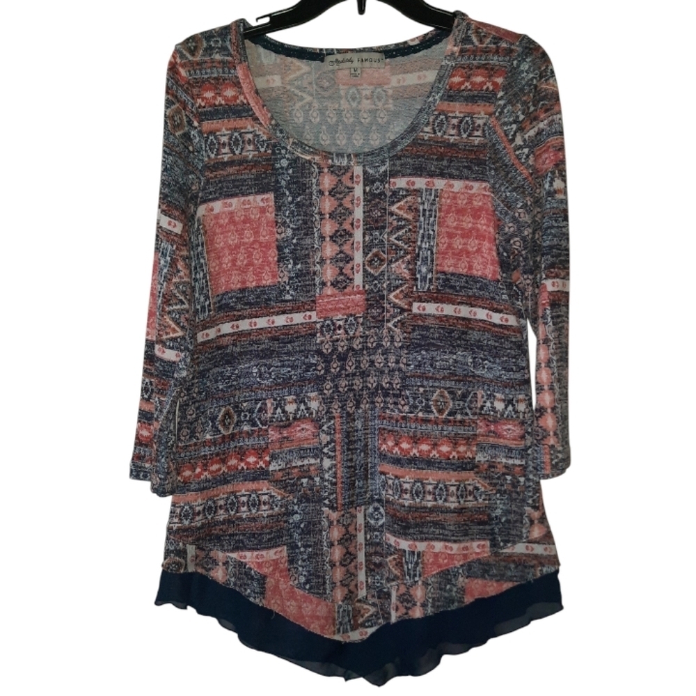 Absolutely Famous Colorful Blouse Medium